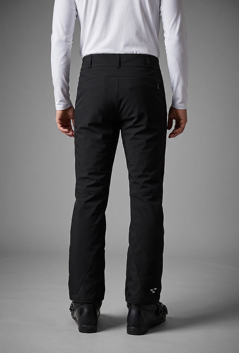 Men’s ski trousers Söll GLACIER Caviar Black – back view - 3